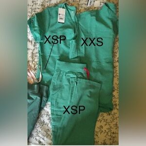 Figs green scrub sets - specialty listing for sale